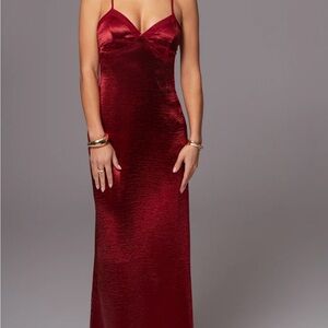 JLUXLABEL Burgundy Maxi Dress